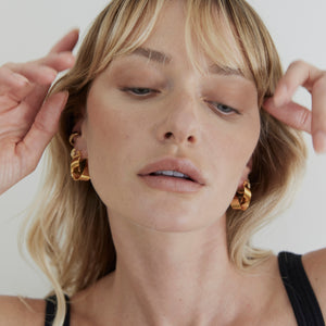 Ribbon Hoop - Gold