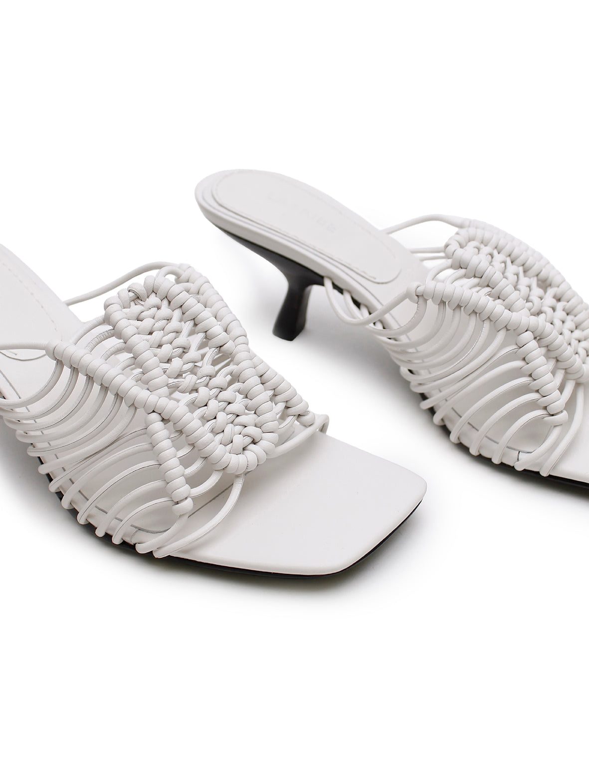 Macrame Heel - Cloud