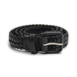 Thin Woven Belt - Black