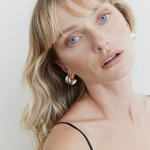 Wishbone Earring - Gold