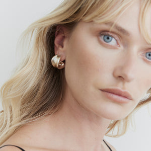 Wishbone Earring - Gold