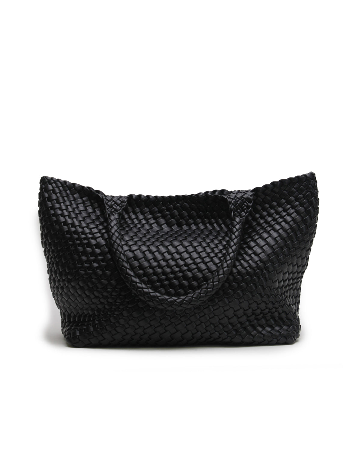 Woven Tote Black