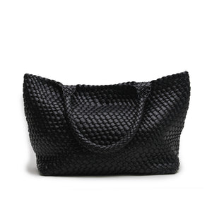 Woven Tote Black