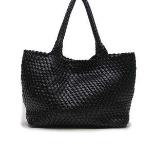 Woven Tote Black