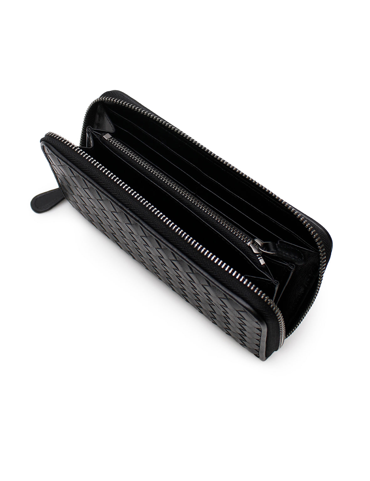 Woven Wallet Large - Black