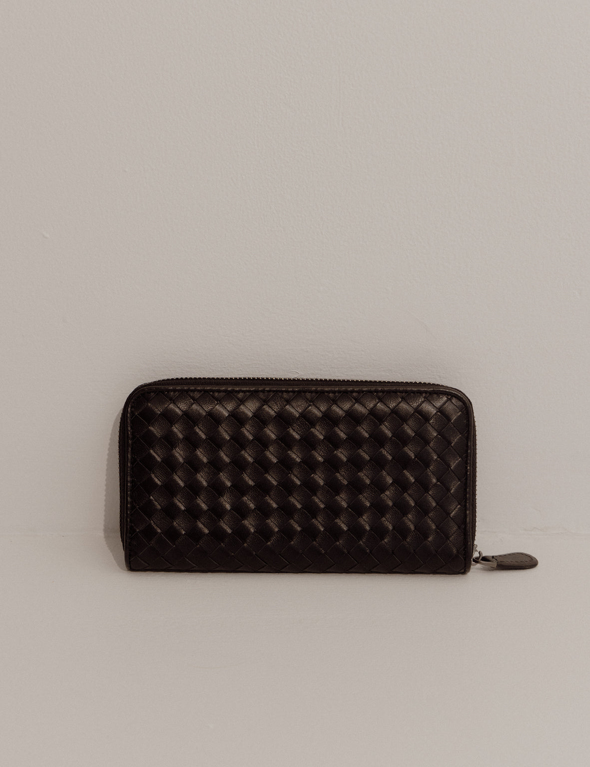 Woven Wallet Large - Black