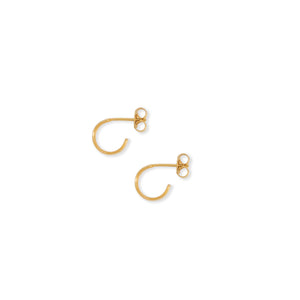 Curl Small Hoop - Gold