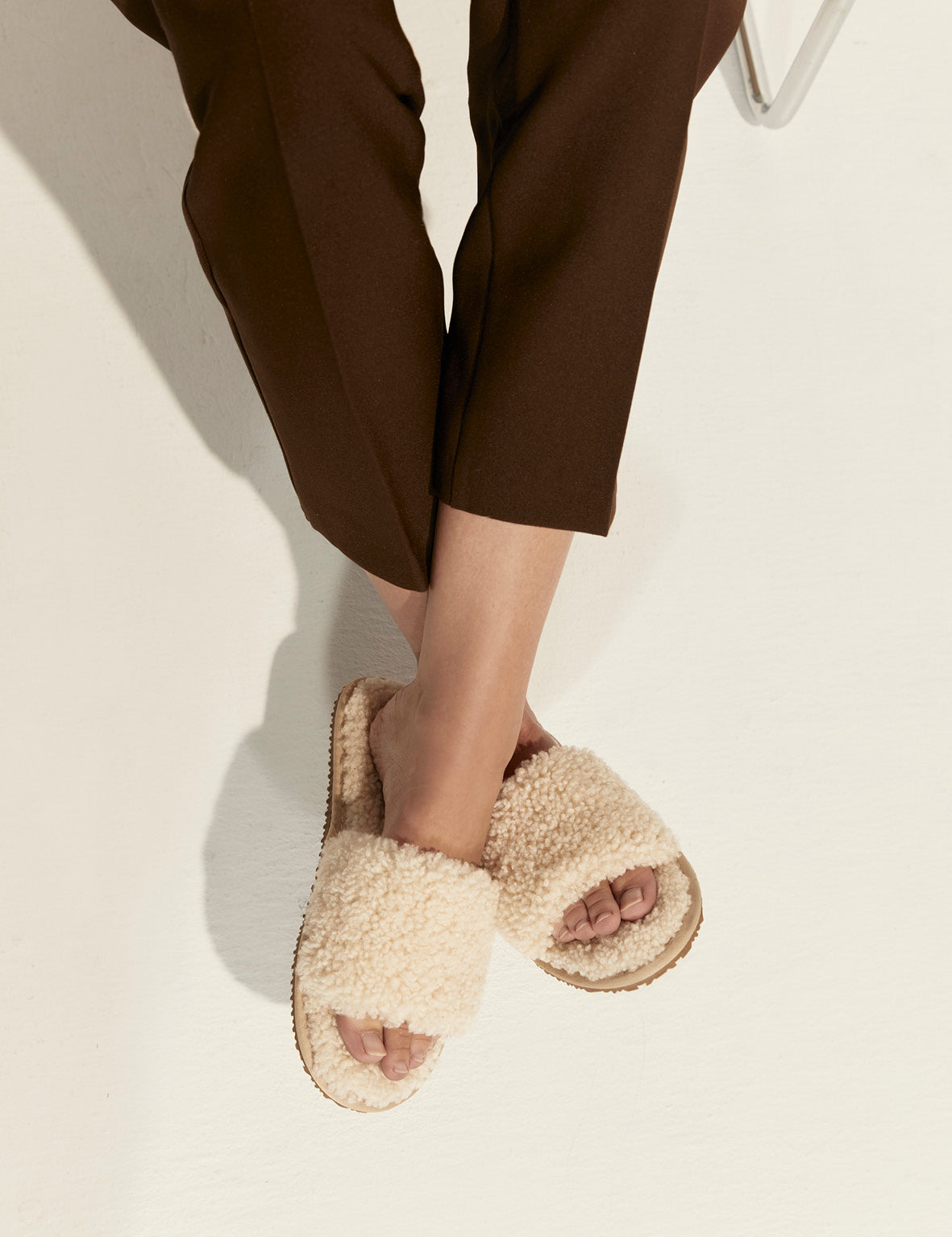 Sheepy Shearling Slipper - Cream