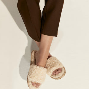 Sheepy Shearling Slipper - Cream